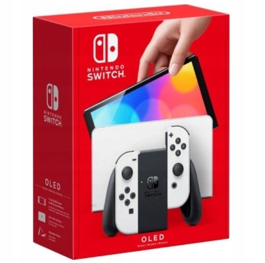 KONSOLA NINTENDO SWITCH OLED + 4 GRY DO WYBORU > MAD GAMES